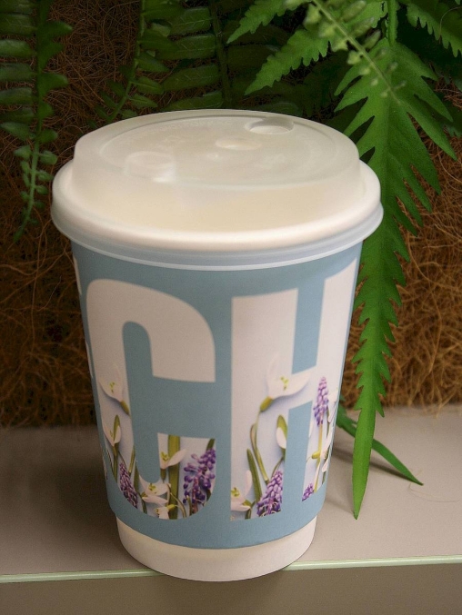 Крышка тип А без заглушки Прозрачная матовая d=90