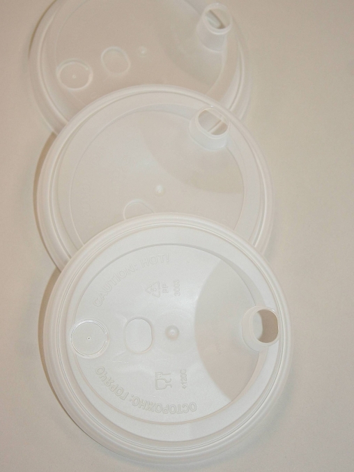 Крышка тип А без заглушки Прозрачная матовая d=90