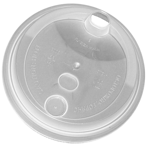 Крышка тип А без заглушки Прозрачная матовая d=90