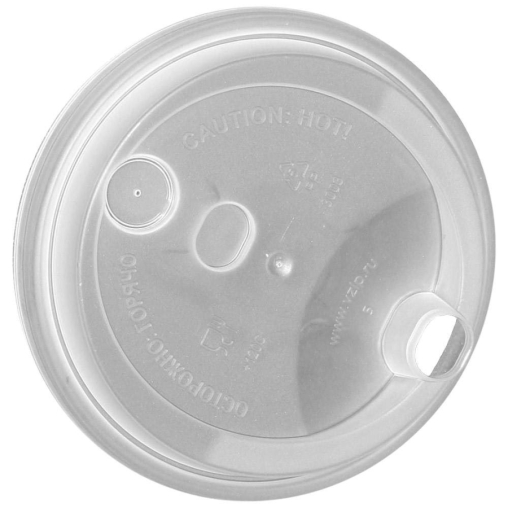 Крышка тип А без заглушки Прозрачная матовая d=90