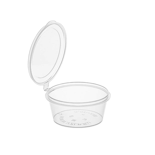 Соусник с верхним закрытием 50 мл Прозрачный