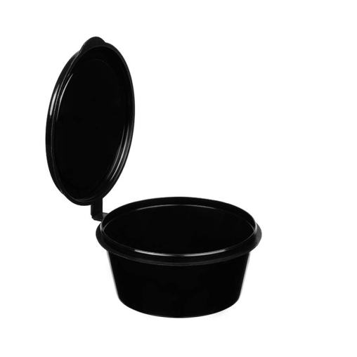 Соусник с внешним закрытием 80 мл Черный