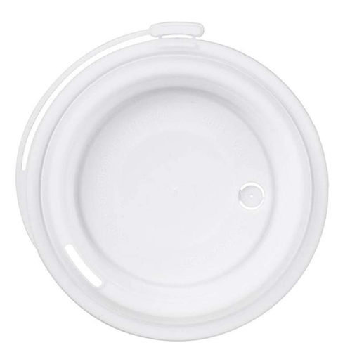 Крышка ВЗЛП тип И с узким питейником и заглушкой Белая d=90