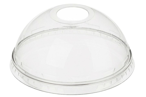 Крышка Veggo купольная прозрач. с отверстием d=95 мм