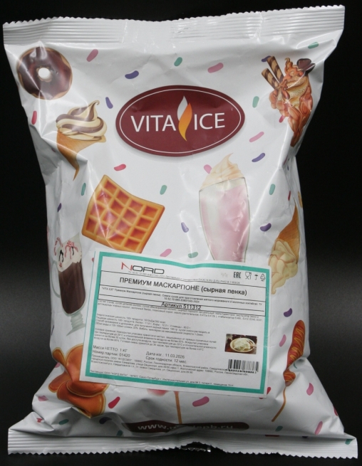 Сухая смесь VITA ICE Премиум Маскарпоне Сырная пенка 1000 г