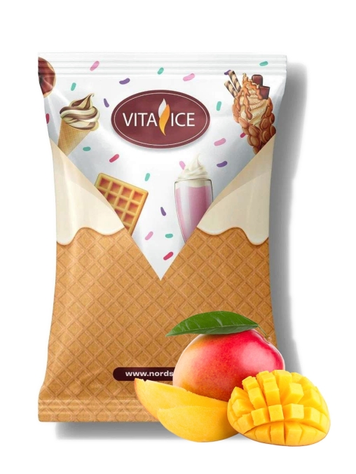 Сухая смесь VITA ICE Премиум МАНГО для молочных коктейлей и мягкого мороженого 1000 г