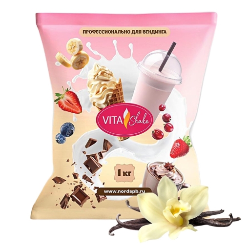 Сухая смесь VITA Shake Премиум СЛИВОЧНАЯ для молочных коктейлей 1000 г