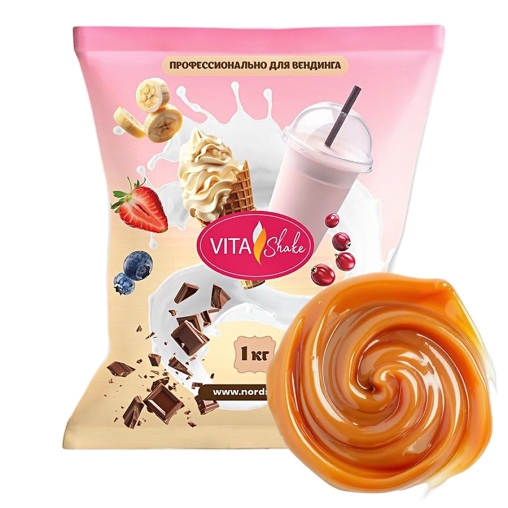 Сухая смесь VITA Shake Премиум Карамель для молочных коктейлей 1000 г