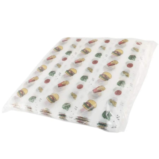 Оберточная бумага ГАМБУРГЕР белая парафинированная в листах 305×305 мм по 500 в пачке