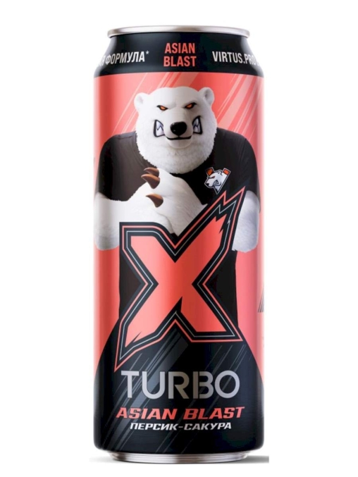 X-Turbo Asian Blast  Персик Сакура 450 мл ж/б