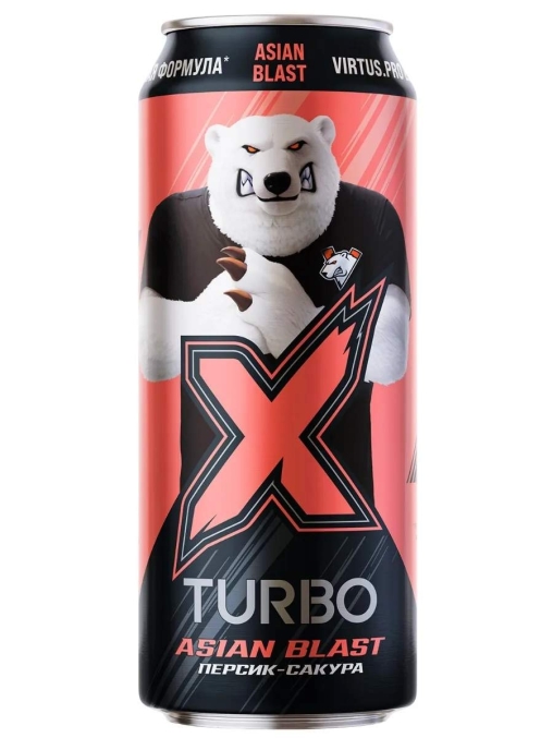 X-Turbo Asian Blast  Персик Сакура 450 мл ж/б