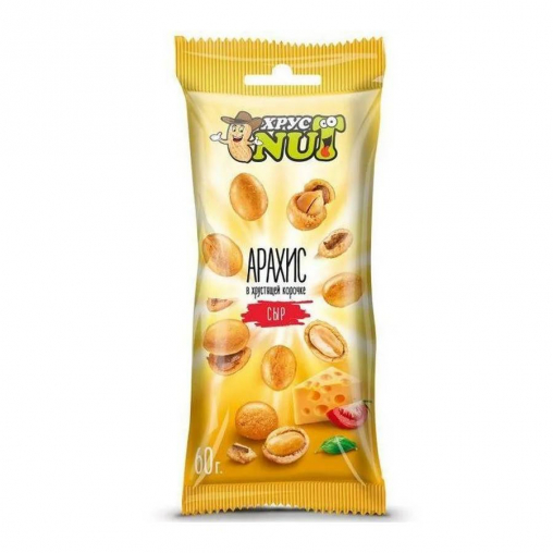 Арахис в хрустящей корочке ХрустNUT Сыр 60 г