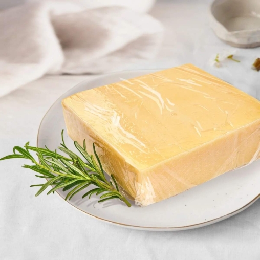 Пищевая полиэтиленовая пленка Десногор 450 мм × 200 м ЖЕЛТАЯ толщиной 6 мкм