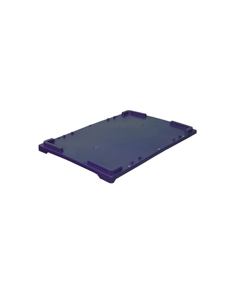Крышка для ящика для продуктов 603/blue (от -30 до +60°C) полиэтилен ,H=15,L=610,B=410мм синий
