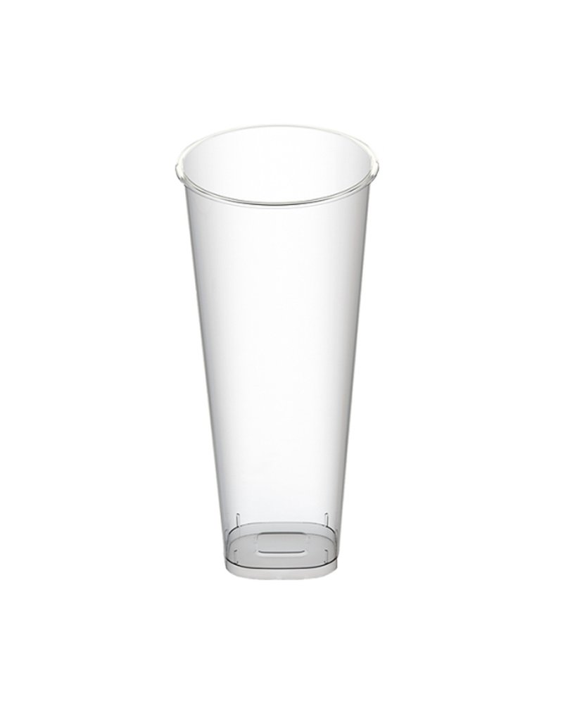 Стакан Bubble cup/шейкер квадратное дно глянцевый ПП 1029ГП D=90мм цвет прозр. 650мл (25г) ОЗЛП/ВЗЛП (х1/240)