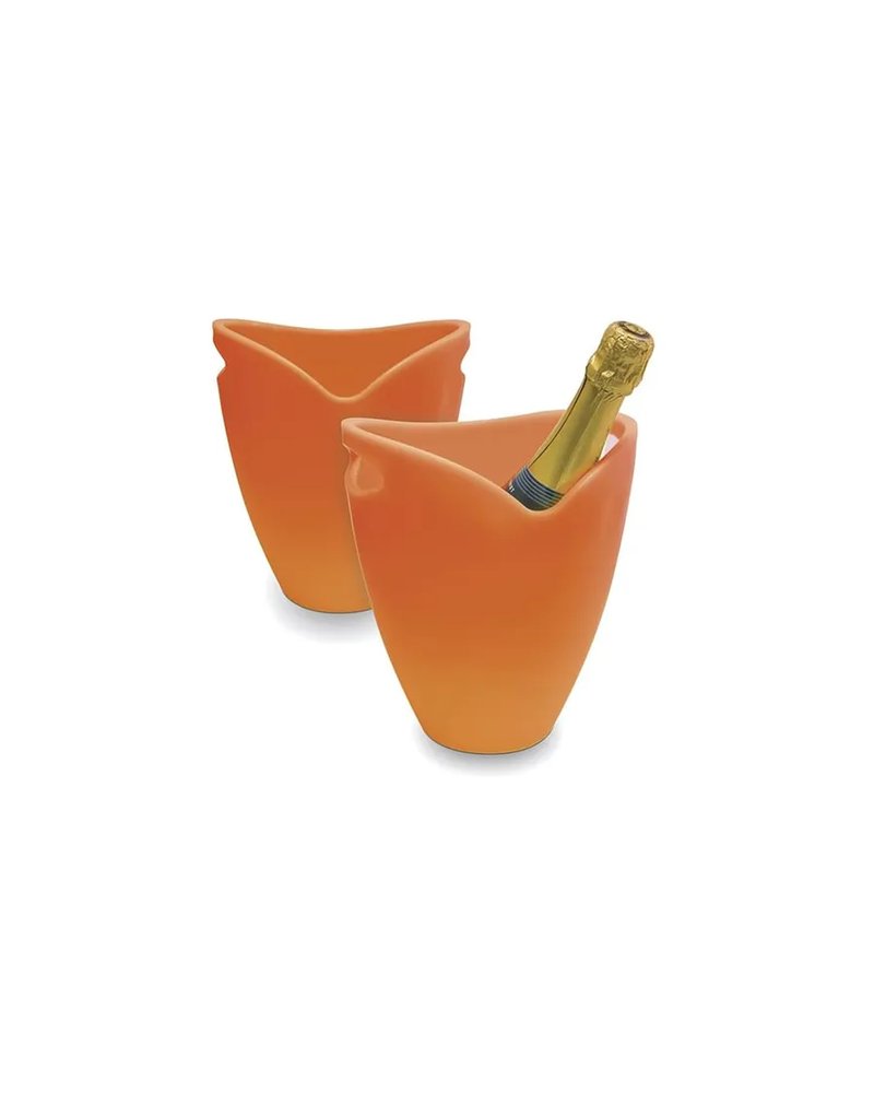 Ведро для шампанского «Эбони» акрил D=15,H=20см оранжев.