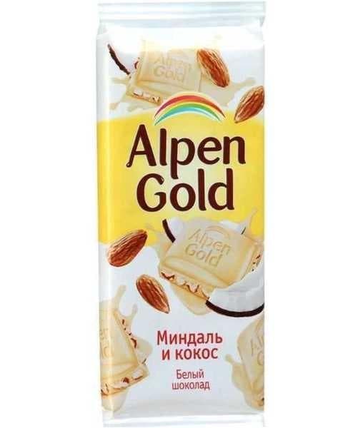 Шоколад Альпен Голд Миндаль и Кокос Alpen Gold 90 г