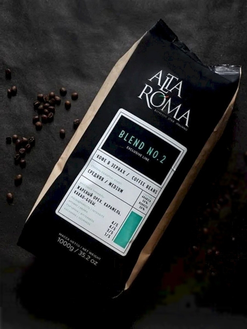 Кофе в зернах AltaRoma BLEND №2 1000 г
