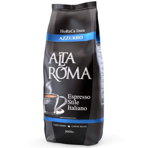 Кофе в зернах AltaRoma Azzurro 1000 гр