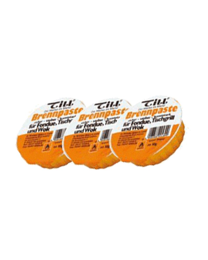 Топливо для мармитов гель[3шт] D=90,H=25мм желт.