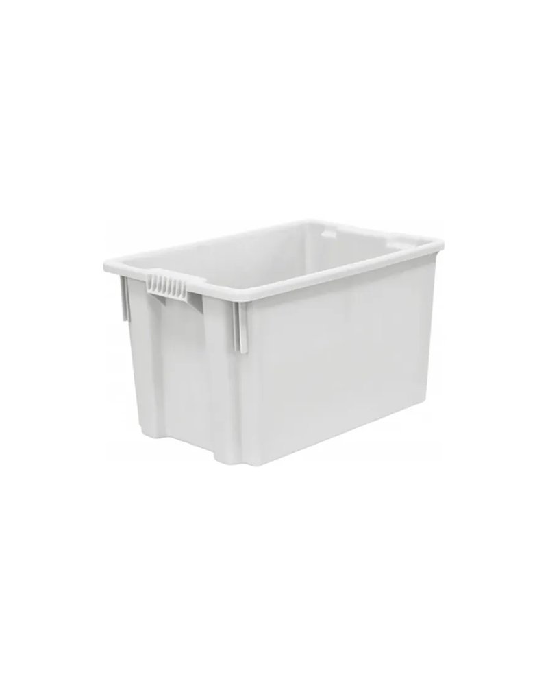 Ящик для продуктов сплошной (от -30 до +60°C) полиэтилен 63л ,H=35,L=60,B=40см белый