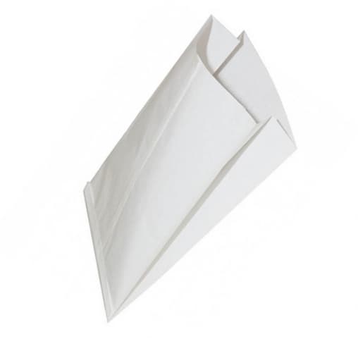 Пакет бумажный пищевой Белый 100×40×250мм