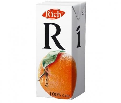 Сок Rich Апельсин 200мл тетрапак