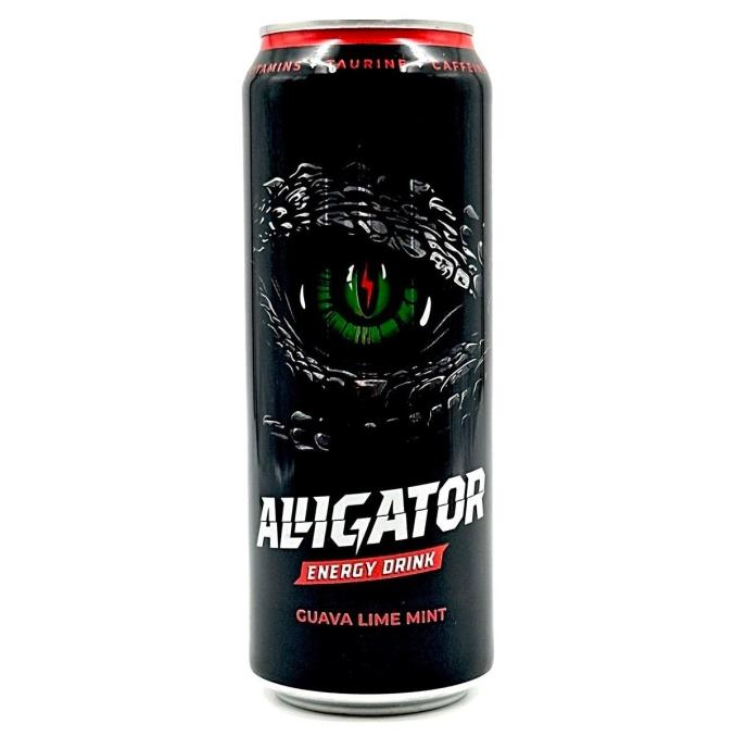 Энергетический напиток Barinoff ALLIGATOR со вкусом Гуава Лайм Мята 450 мл жестяная банка