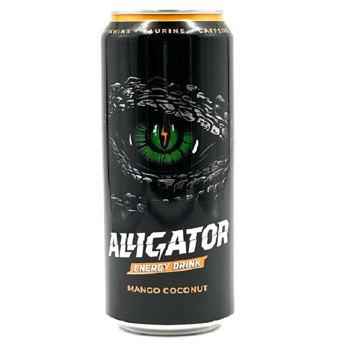 Энергетический напиток Barinoff ALLIGATOR со вкусом Манго Кокос 450 мл жестяная банка