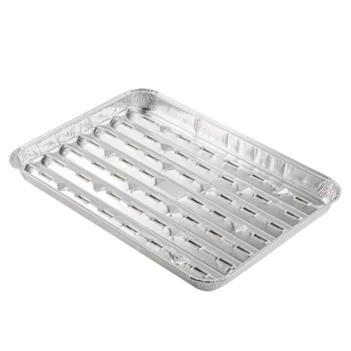 Форма алюминиевая БАРБЕКЮ 342×228 высота 24 мм 1400 мл