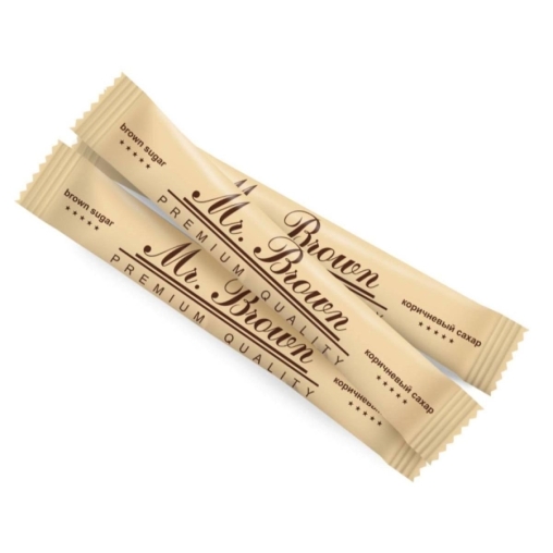 Сахар Mr. BROWN тростниковый в стиках 5 г ×200 шт.