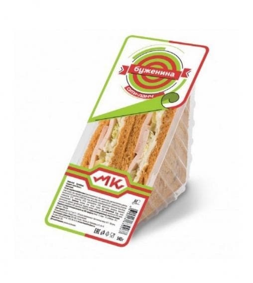 Сэндвич МК Сити Ланч с Ветчиной и Сыром 150 гр