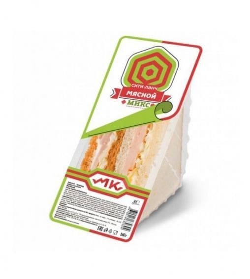 Сэндвич МК Сити Ланч микс Мясной 160 гр