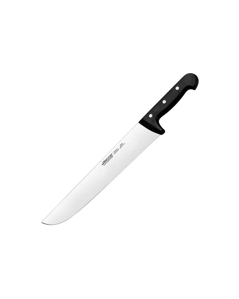 Нож для мяса «Универсал» сталь нерж.,полиоксиметилен ,L=43/300,B=52мм черный,металлич.