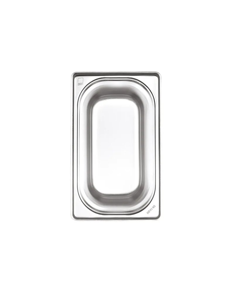 Гастроемкость GN 1/4 сталь нерж. 2,8л ,H=10,L=26,5,B=16,2см металлич.