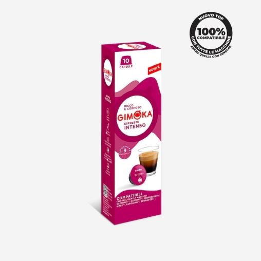 Кофе капсулы Gimoka Espresso INTENSO системы Caffitaly