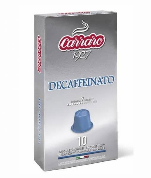 Кофе капсулы Carraro Decaffeinato Nespresso