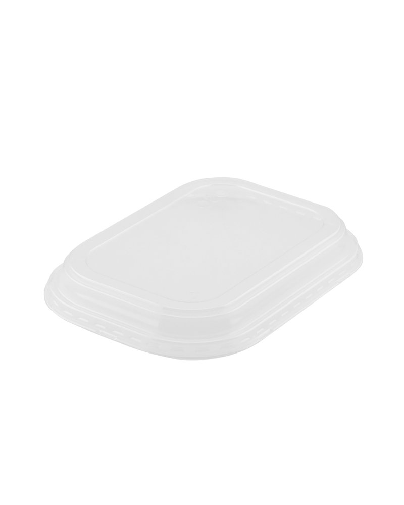 Крышка для бумажного контейнера 178х126х26мм для 660 мл Dome PET lid CASE BOWL цвет Прозрачный OSQ (х45/405)