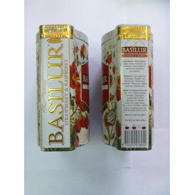 Чай каркаде Basilur Fruit Infusions клубника малина 100 г