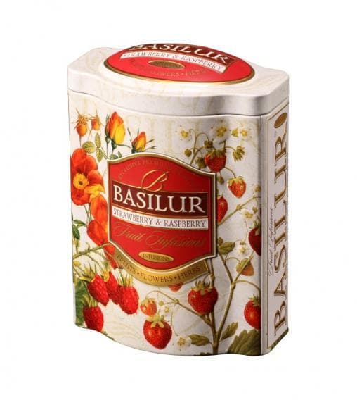 Чай каркаде Basilur Fruit Infusions клубника малина 100 г