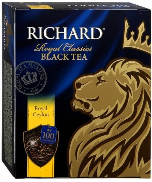 Чай черный Richard Royal Ceylon 100 пак. × 2 г