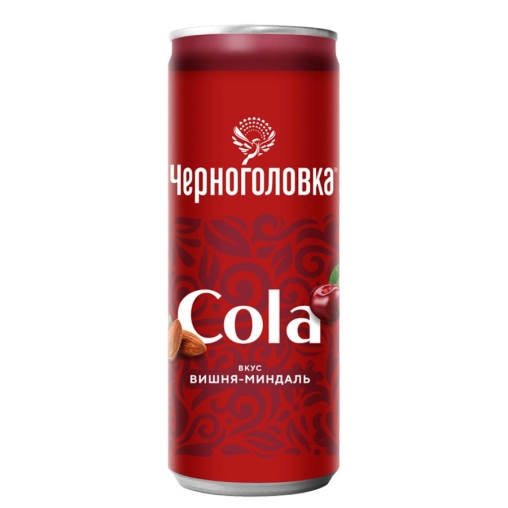 Черноголовка Cola Вишня Миндаль 330 мл ж/б Черноголовка Cola Вишня Миндаль 330 мл ж/б