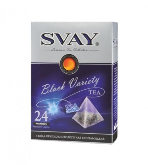 Чай черный SVAY Black Variety 24 п. (пирамидка) 60гр