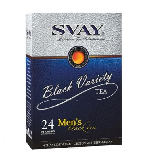 Чай черный SVAY Black Variety Mens 24 п. (пирамидка)