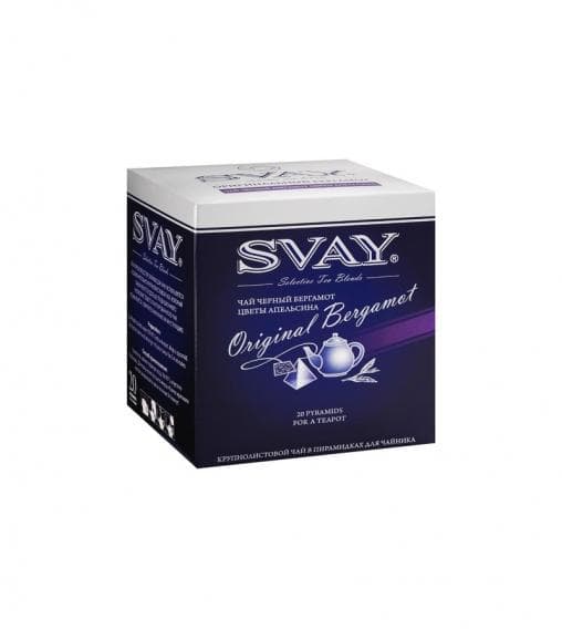 Чай черный SVAY Original Bergamot 20х4г (пирамидка)