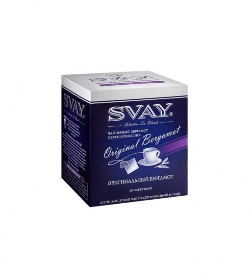 Чай черный SVAY Original Bergamot 20х2г (саше)