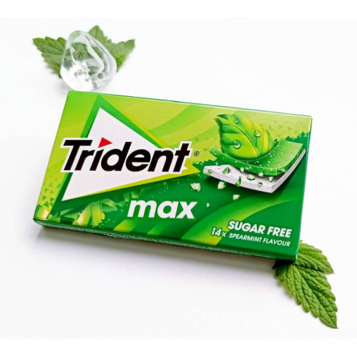 Жевательная резинка Trident Max Мята 23 г