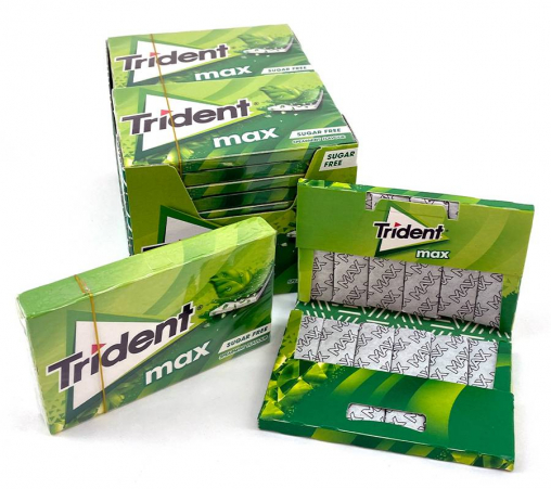 Жевательная резинка Trident Max Мята 23 г