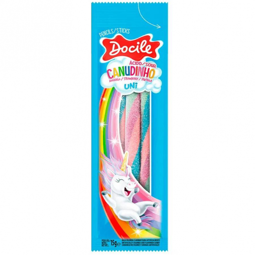 Мармелад жевательный Docile Sour Strawberry Colored Pencil 15 г