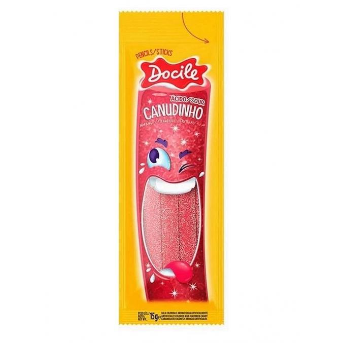 Мармелад жевательный Docile Sour Strawberry Pencil 15 г